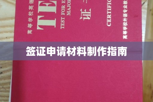 竹北签证申请材料制作指南